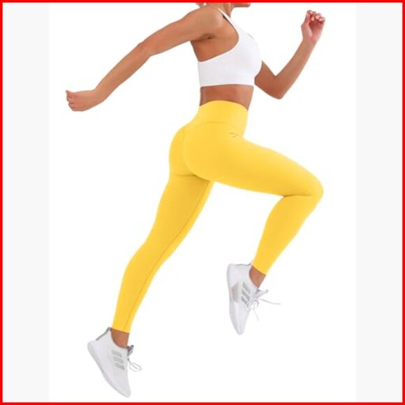 High Waisted Tummy Control Leggings Buttery Soft Yoga Pants for Workout - Picture 2 of 7